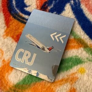 Delta Kids Trading Card - Blue and White